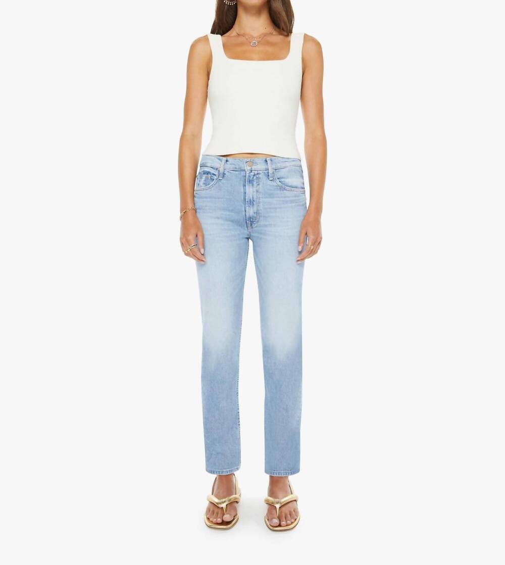 NEW MOTHER high waisted rider hover jeans in comeback